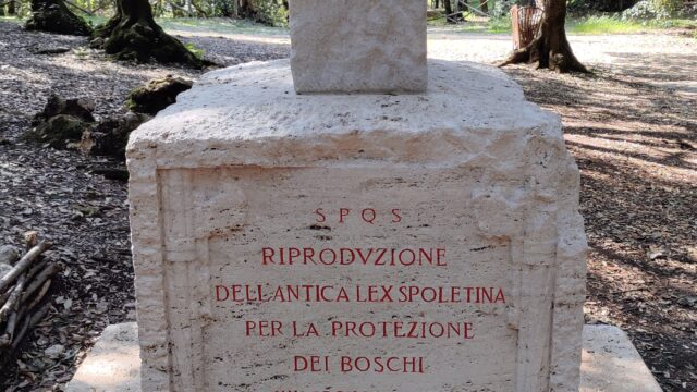 Cippo bosco sacro 2