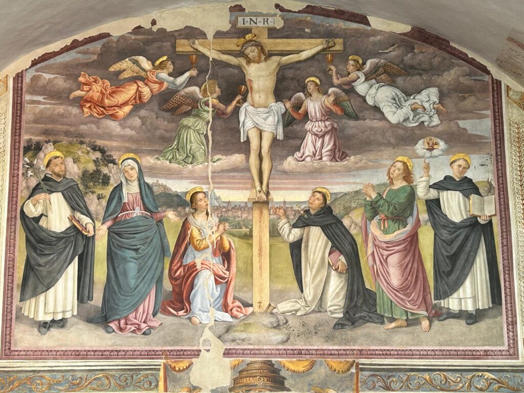 Crocefissione con quattro angeli