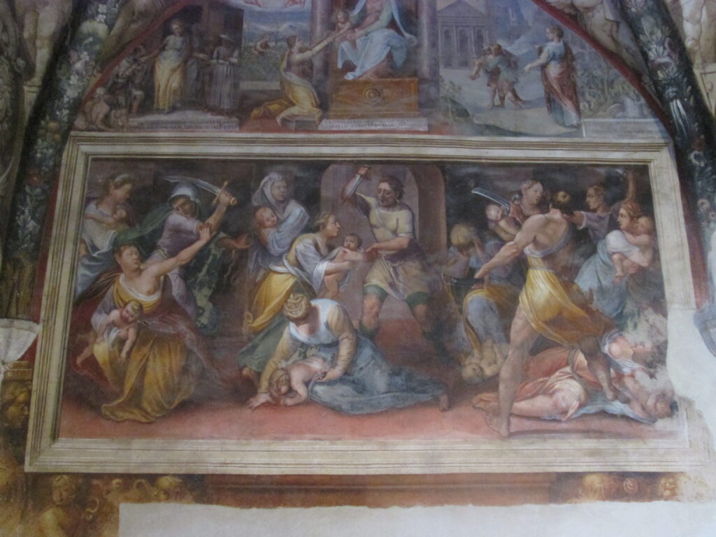 cappella degli innocenti fronte