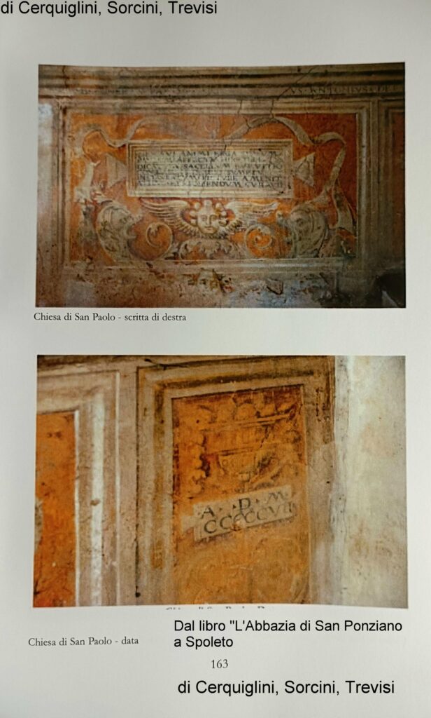 affeschi in San Paolo presso San Ponziano 1