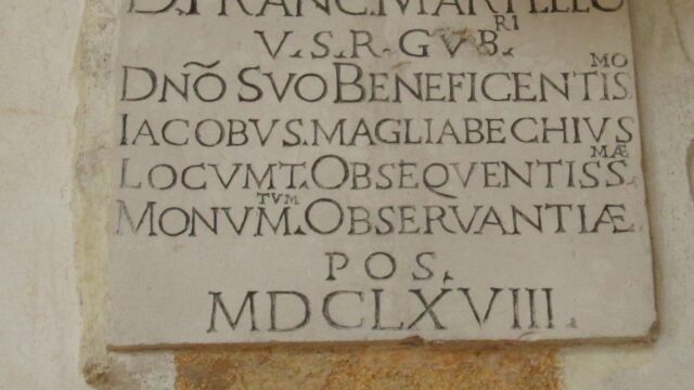 Iscrizione a Francesco Martelli