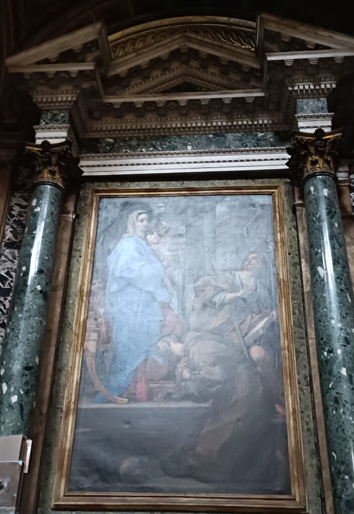 Madonna e Gesù Bambino, San Francesco d’Assisi e San Giacomo Maggiore Carlo Maratta