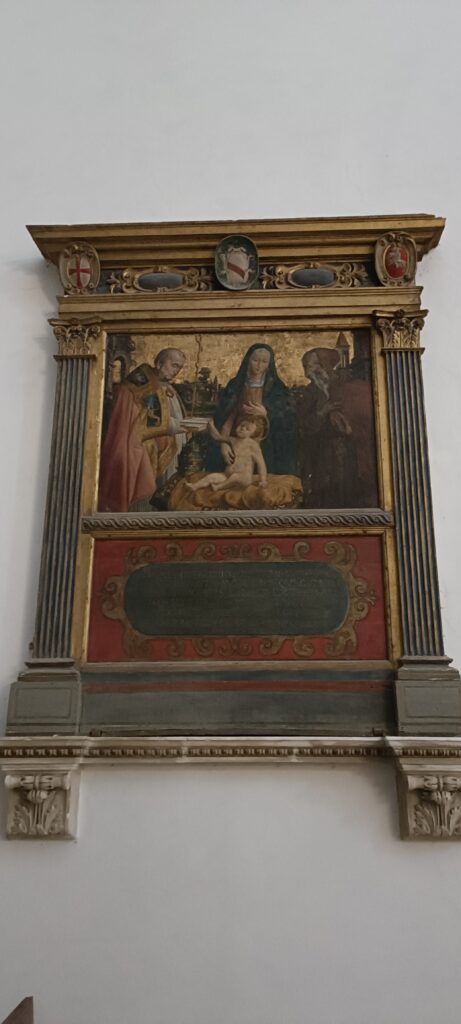 Madonna con bambino e San Clemente I Papa nel transetto sinistro