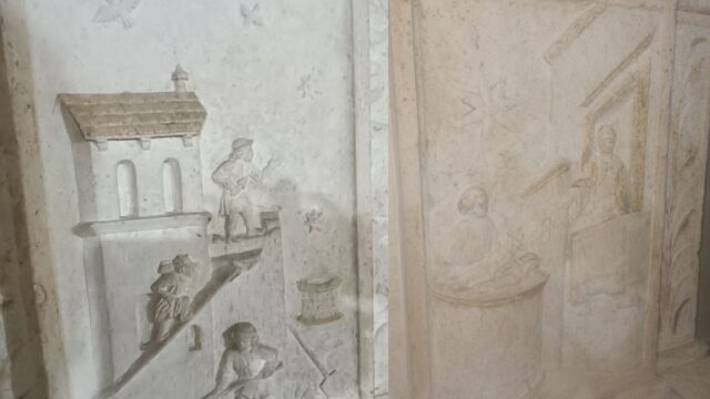 formelle della storia del Monastero della Stella nella Cappella del SS Sacramento