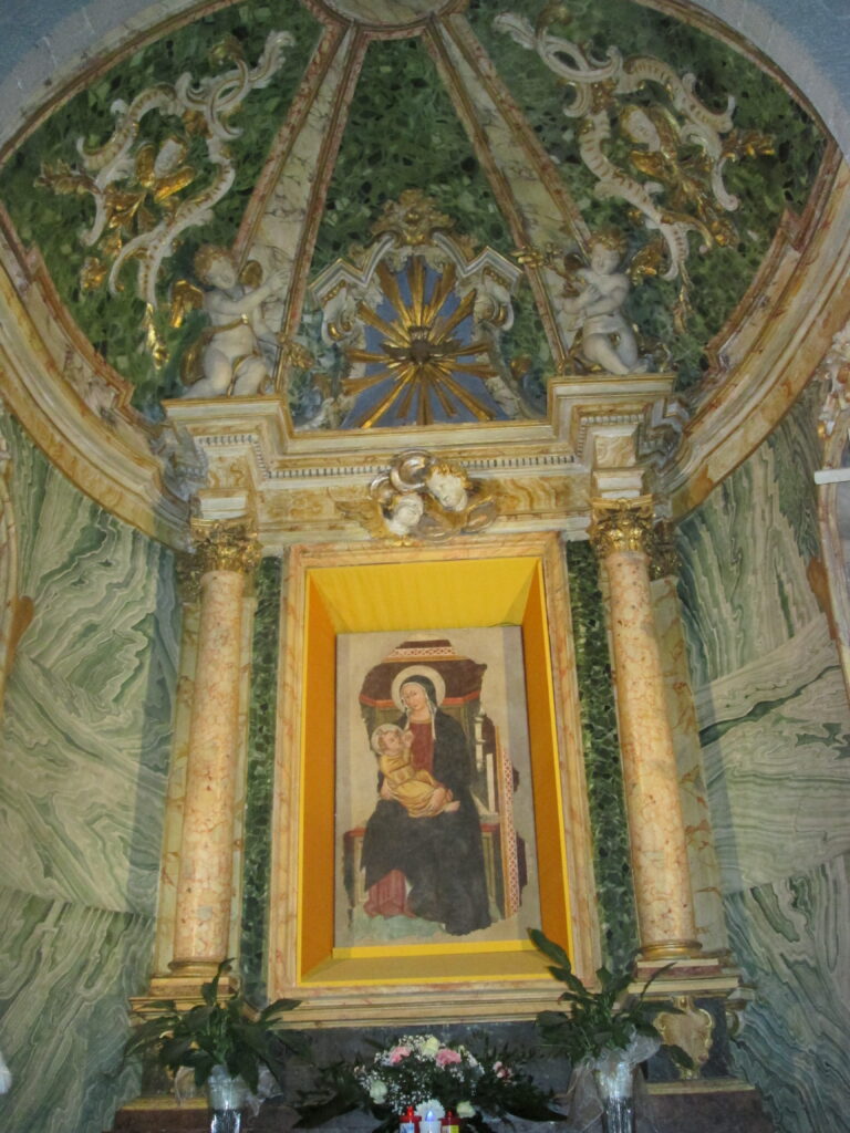 prima cappella di SG con madonna del latte