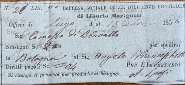 impresa sociale delle diligenze pontificie
