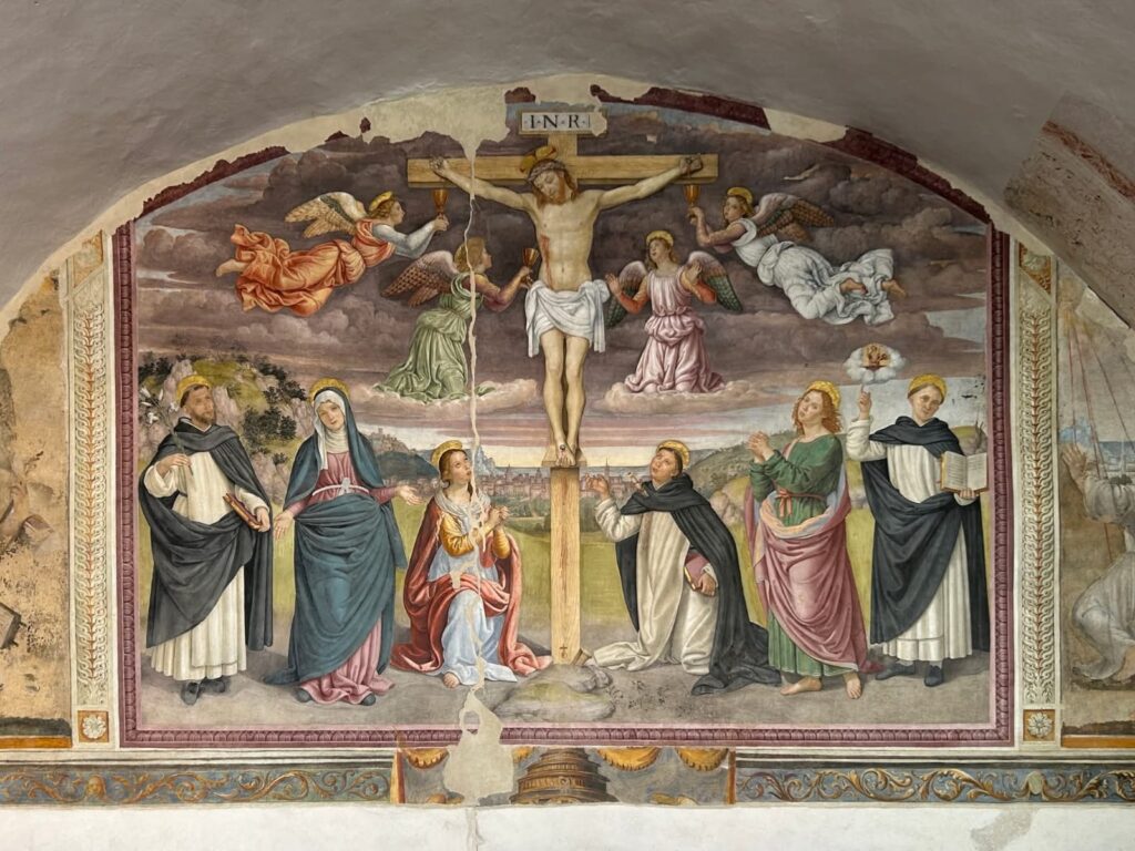 Crocifissione con quattro angeli 1