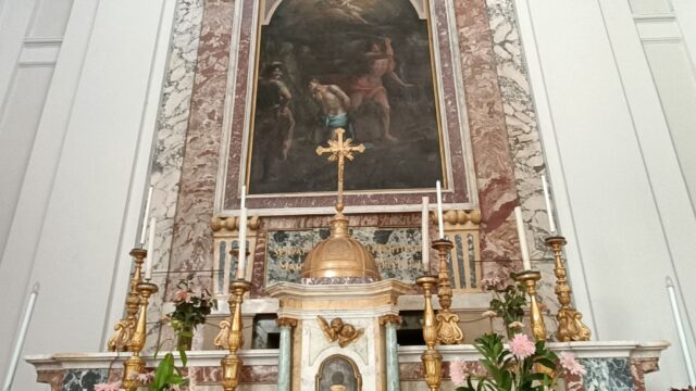 Altare di San Ponziano e decapitazione