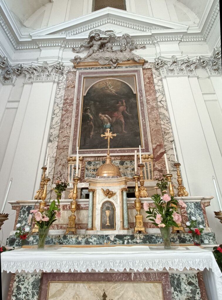 Altare di San Ponziano e decapitazione