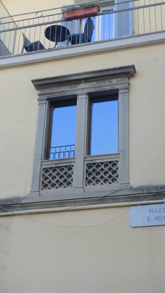 Finestra piazza Sant’Agata