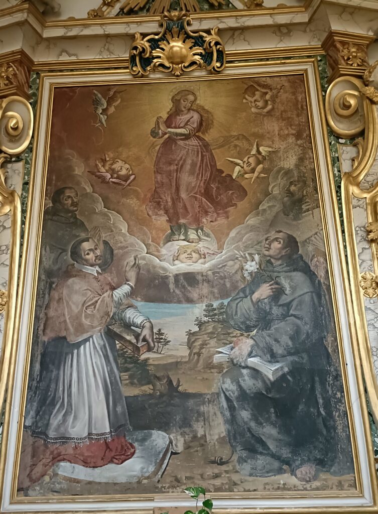 Madonna in gloria tra i Santi Francesco e Antonio