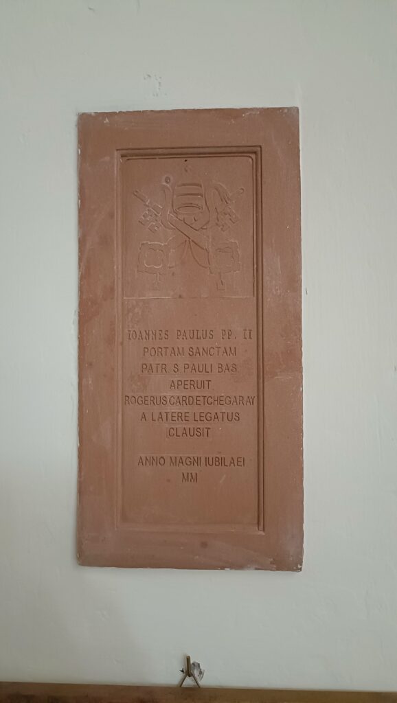 Mattonella della Porta Santa di San Paolo