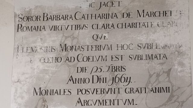 Tomba Suor Barbara Caterina Marchetti