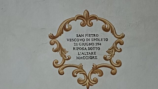iscrizione a San Pietro Vescovo in San Pietro