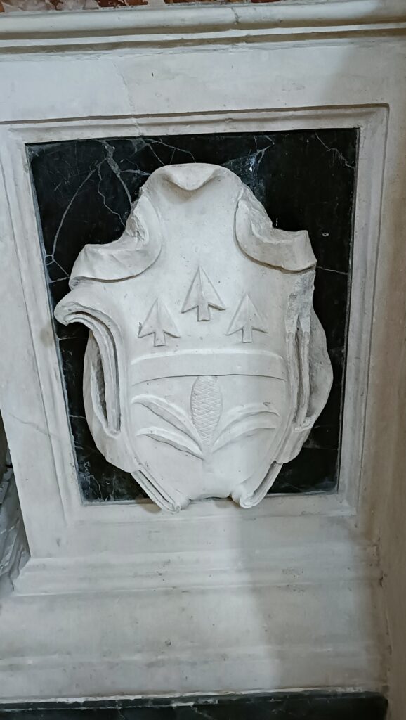 stemma ramo Leti su San Brunone