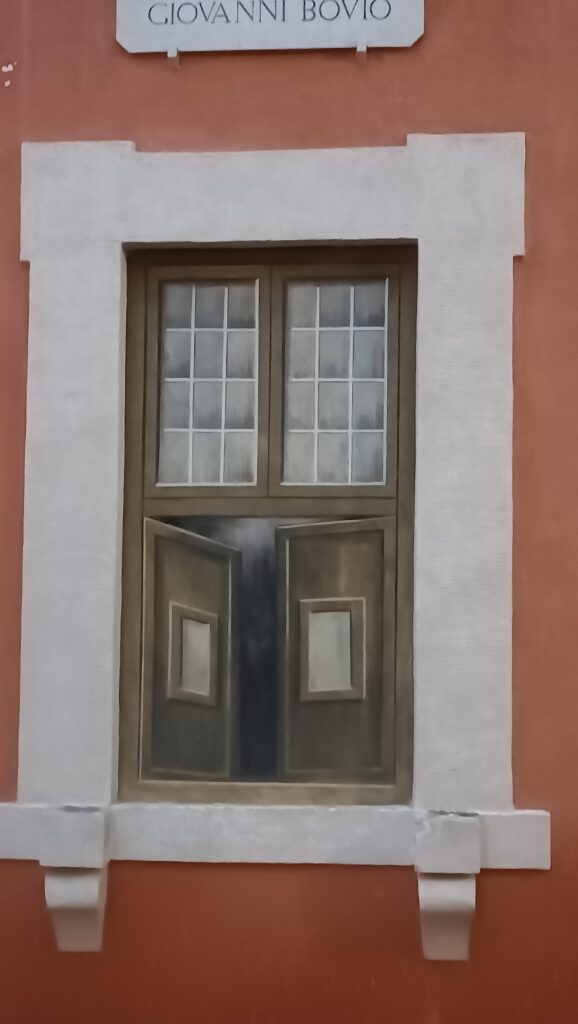 Finestra di palazzo Mansueti