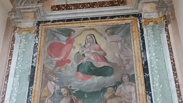 Madonna col Bambino in gloria tra Santi.