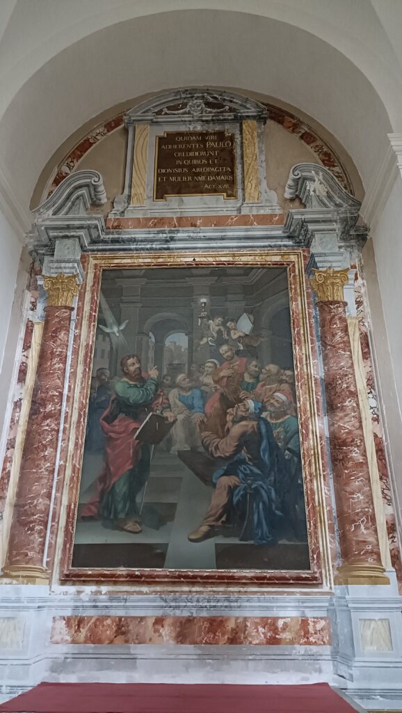 San Paolo che predica all’Areopago di Atene in San Pietro