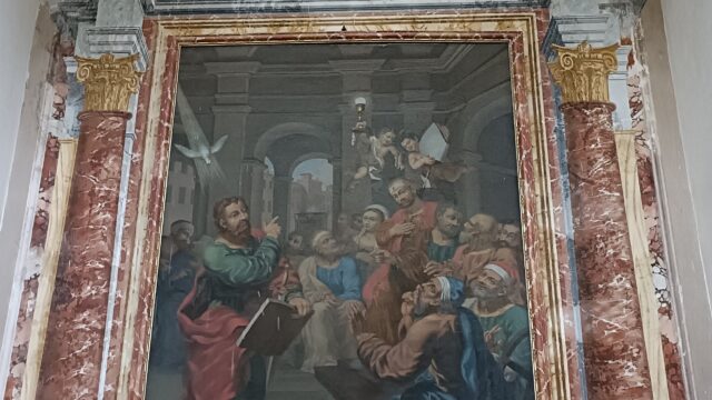 San Paolo che predica all’Areopago di Atene in San Pietro