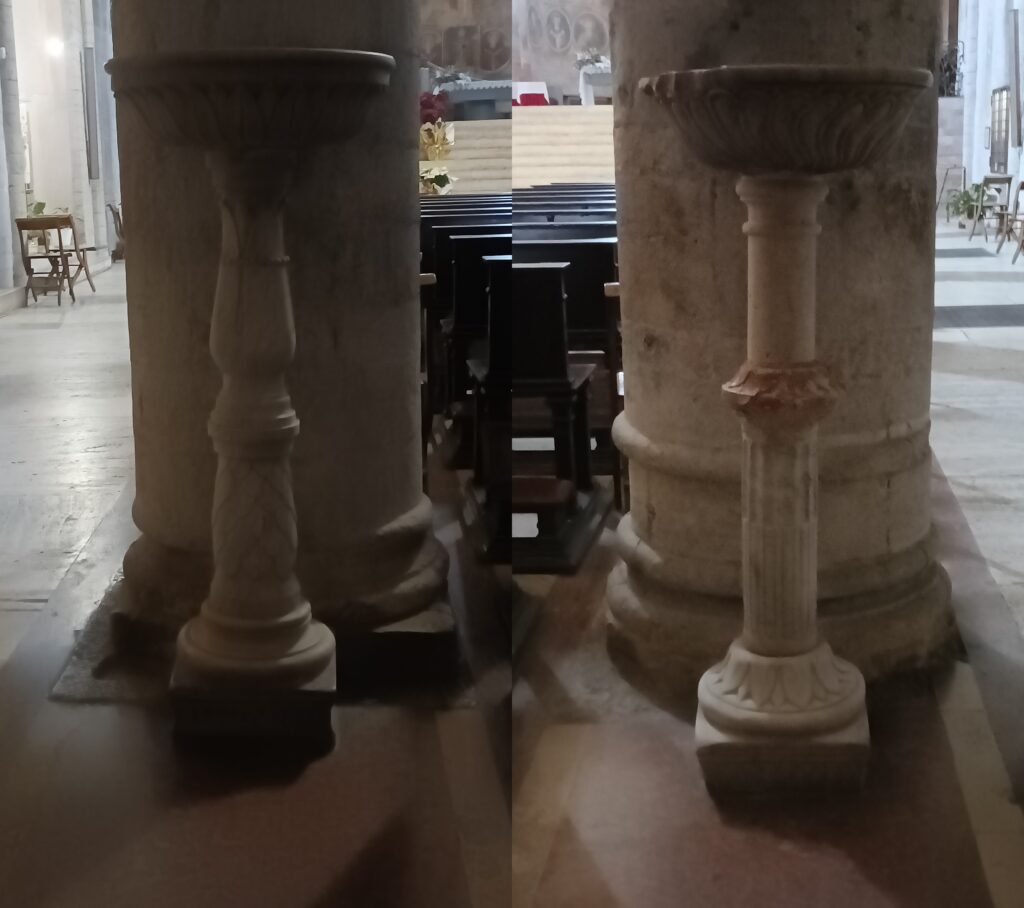 acquasantiere di San Gregorio