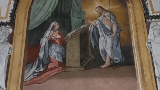 Gesù parla alla Madonna