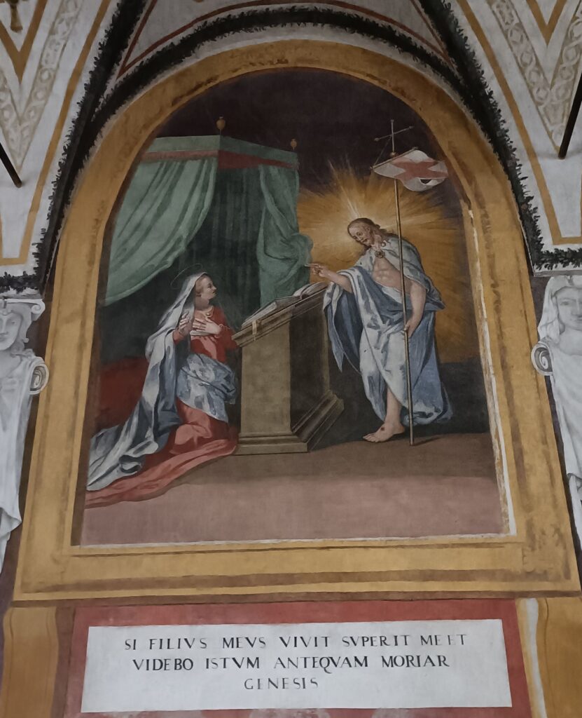 Gesù parla alla Madonna