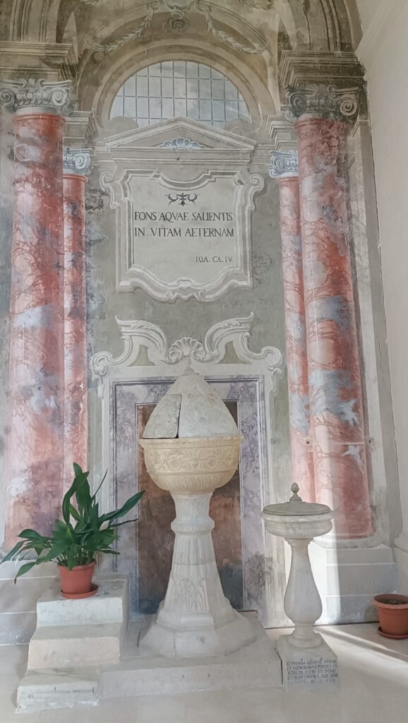 Sorgente d’acqua che zampilla per la vita eterna