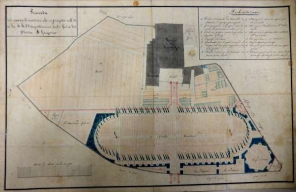 Progetto originale del Cimitero Monumentale