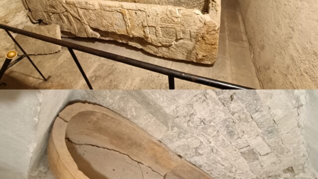 sarcofagi nel corridoio