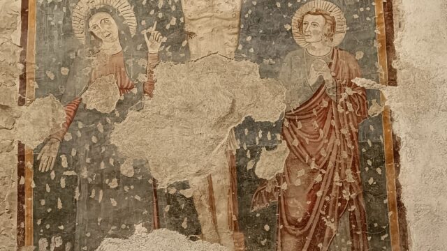 Crocifissione coi committenti in SS Giovanni e Paolo