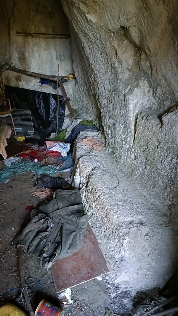 Eremo di Sant Antimo giaciglio