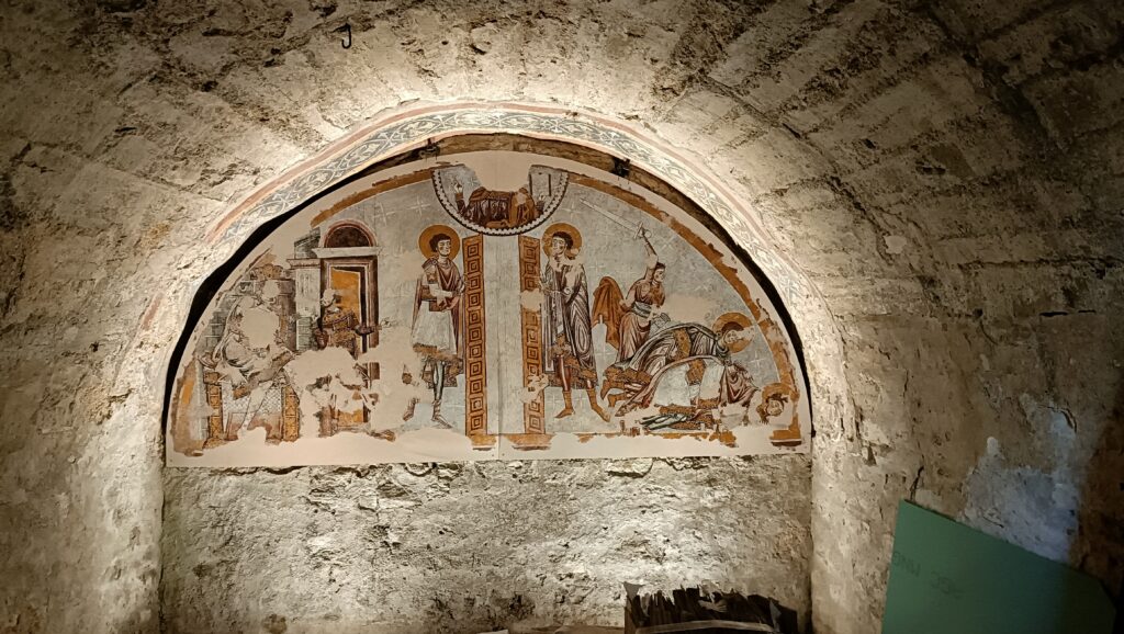 Lunetta del martirio di San Giovanni e Paolo