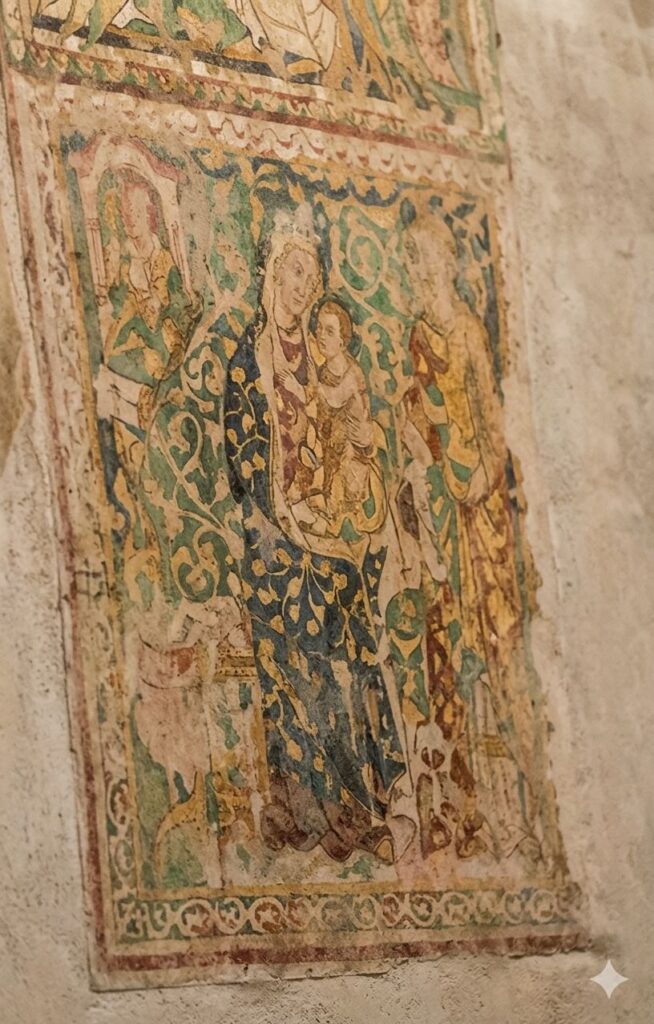 Madonna con bambino e i Santi Gregorio Magno e Leonardo in SS Giovanni e Paolo