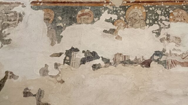 Resti di Vergine con Babino e Santi in SS Giovanni e Paolo